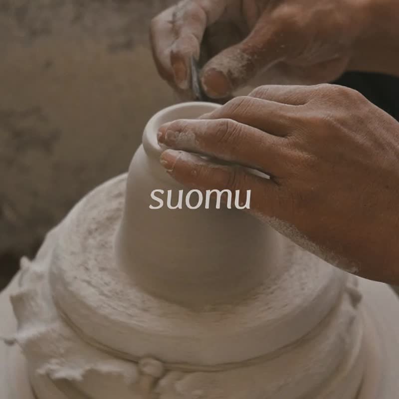【假日系列】suomu所目原创设计釉下彩绘手工陶瓷双耳碗早餐碗 - 碗 - 瓷 多色