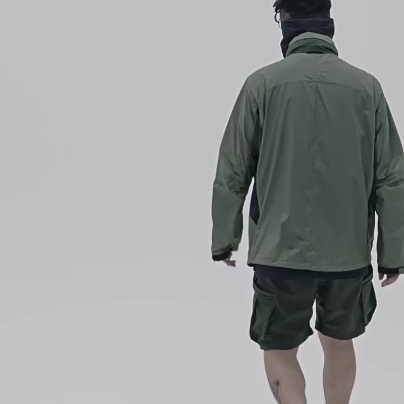 3合1户外运动防紫外线速干凉感风帽 赛博朋克骑行围脖面罩 - 帽子 - 其他人造纤维 黑色