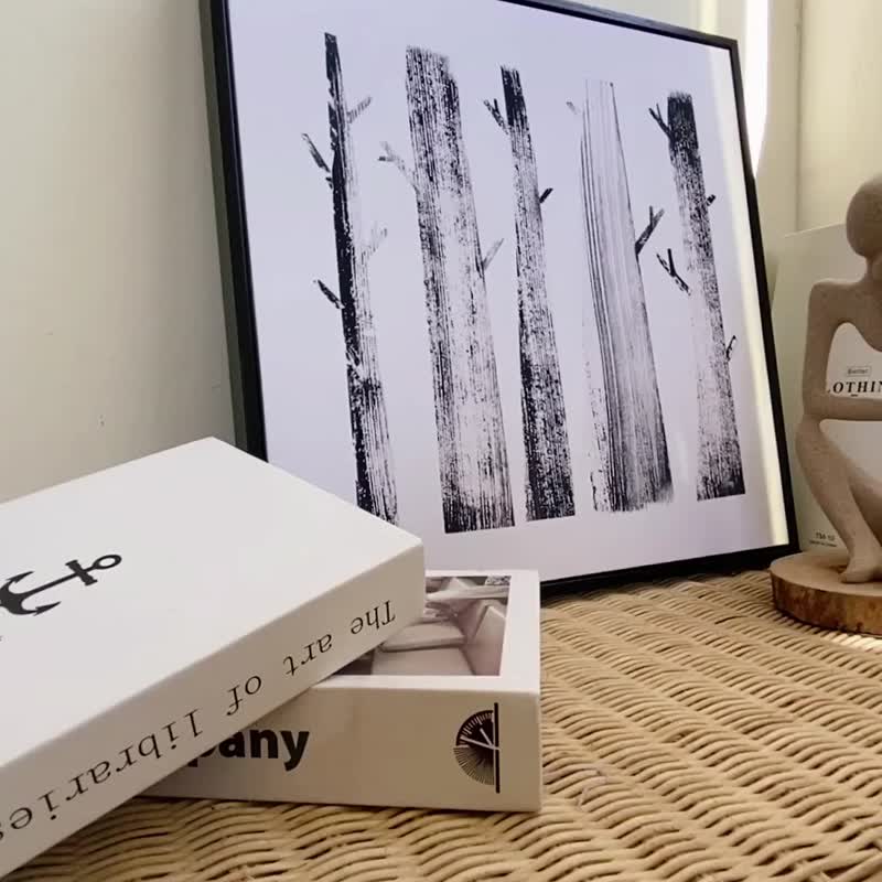 秋树 - 秋天/家居布置/树木/客厅/北欧/复制画 - 海报/装饰画/版画 - 棉 多色