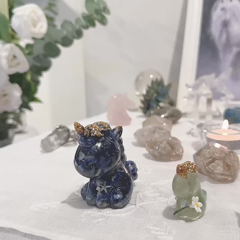 定制化礼物丨独角兽水晶奥冈订制丨独一无二可以许愿的独角兽丨圣 - 玩偶/公仔 - 水晶 多色