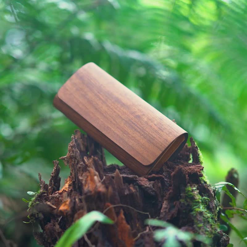 【树革长皮夹】经典柚木 - 皮夹/钱包 - 木头 黄色