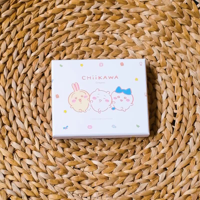【最后清货 现货倒数】CHIIKAWA皮革挂饰 - 灰粉红 吉伊卡哇 - 钥匙链/钥匙包 - 真皮 粉红色