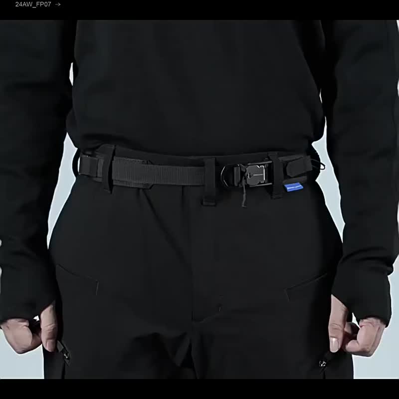 3合1 迅解Fidlock战术机能弹力速调快拆腰带 - 皮带/腰带 - 其他材质 黑色