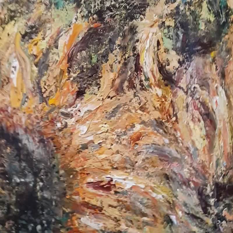 向日葵大布面油画 - 墙贴/壁贴 - 其他材质 黄色