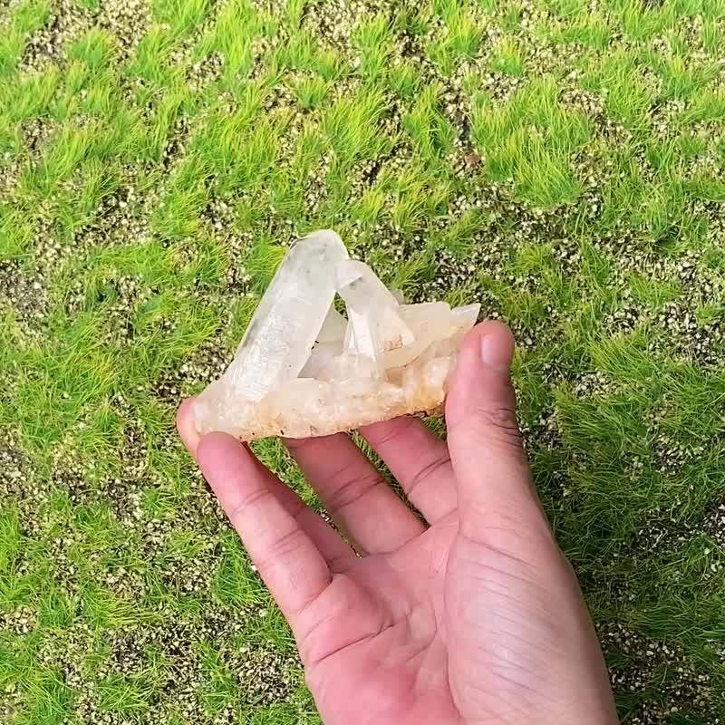 能量水晶-天然原矿能量白水晶簇 开运 可消磁晶石手链 快速出货 - 摆饰 - 水晶 白色