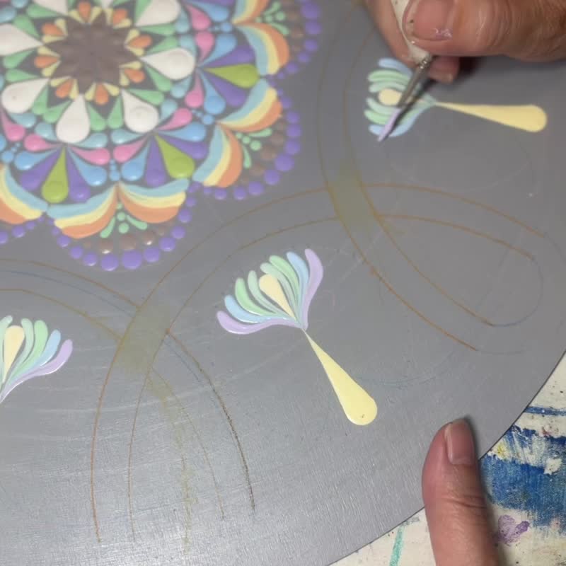 春分 24 节气点点曼陀罗 - 摆饰 - 其他材质 