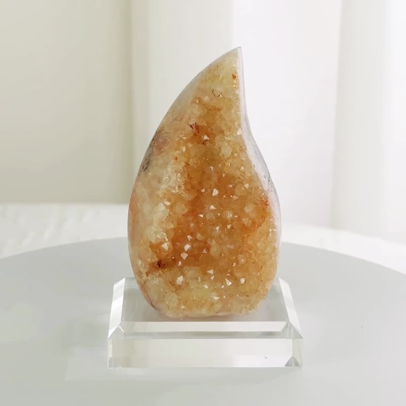 巴西圣火  3120306 【天然黄水晶】 - 摆饰 - 水晶 黄色