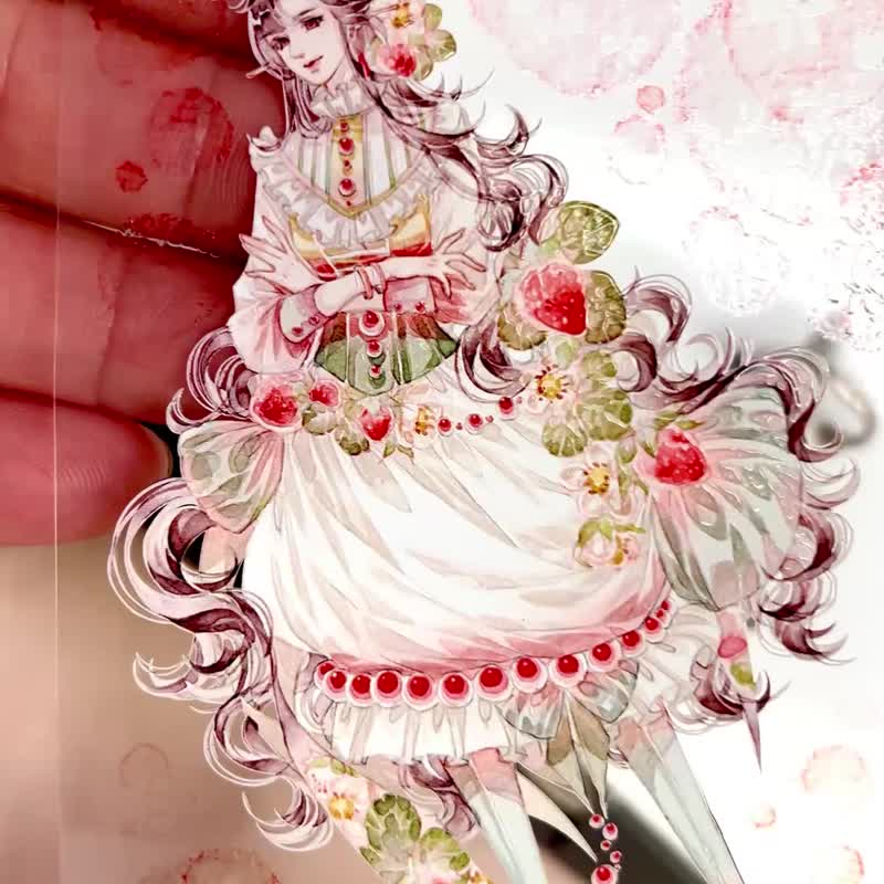 1321 草莓甜心 Strawberry Sweetheart - 纸胶带 - 塑料 多色