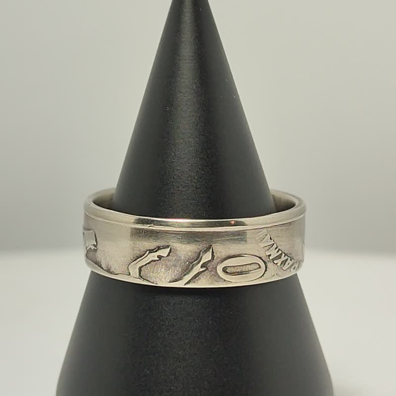Greece Coin Ring 10 drachmas 1973 Pegasus coin rings for men coin rings for wman - 戒指 - 其他金属 