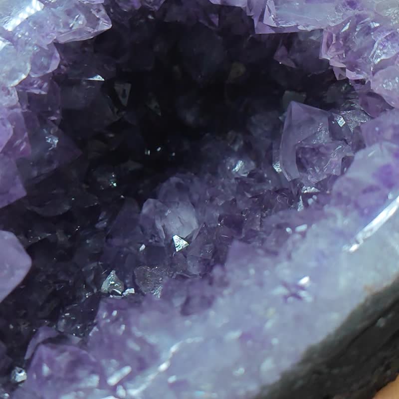 紫水晶钱袋|水晶摆设|不占地方|寻找小晶洞|水晶洞 - 摆饰 - 水晶 