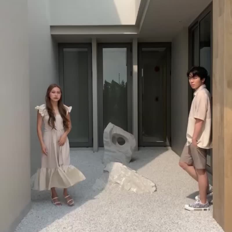 Warm&amp;Cozy Dress (Matching Outfits with your pet: dog&amp;cat) - 洋装/连衣裙 - 其他材质 
