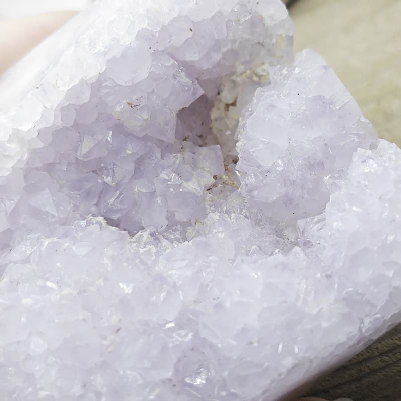 天然紫樱花玛瑙原石晶簇摆件 - 摆饰 - 水晶 