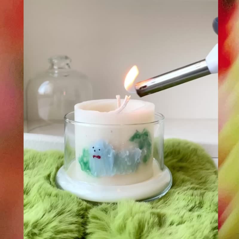 圣诞蜡烛课程 秘密森林容器蜡 - 蜡烛/香氛 - 蜡 