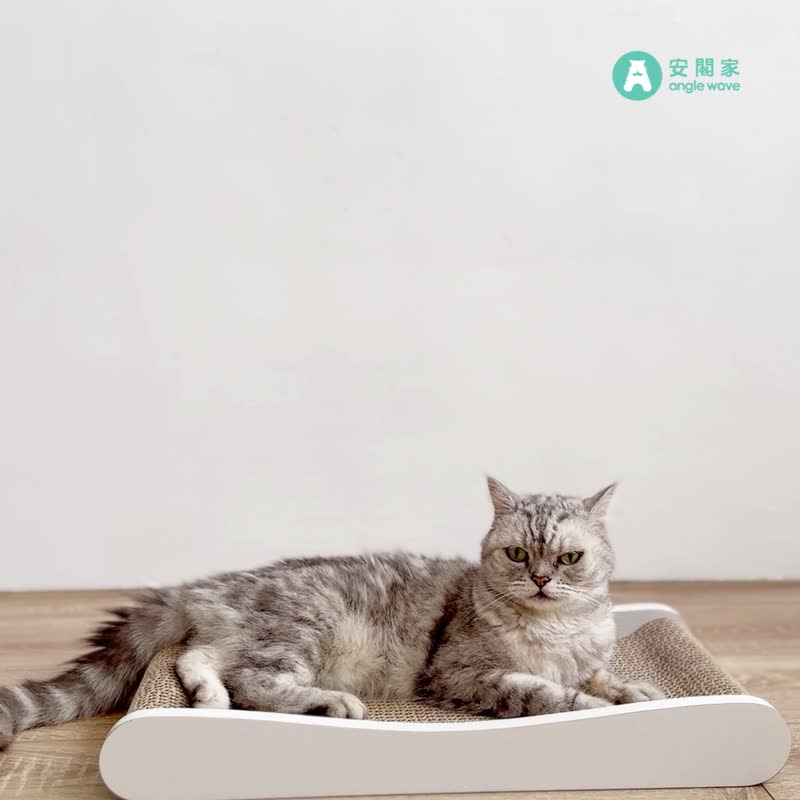 【安阁家】懒懒猫床 -燕麦色 (赠送纯天然木天蓼) - 抓板/跳台 - 纸 卡其色