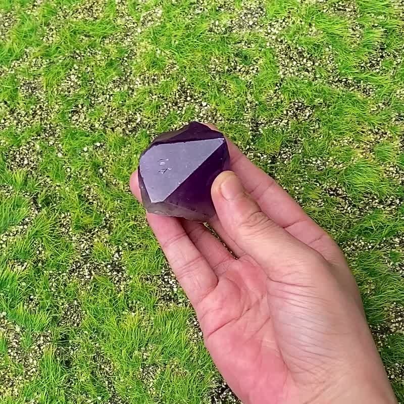 能量矿石-紫晶骨干 紫水晶 疗愈 避邪化煞 吸收负能量 快速出货 - 摆饰 - 水晶 紫色