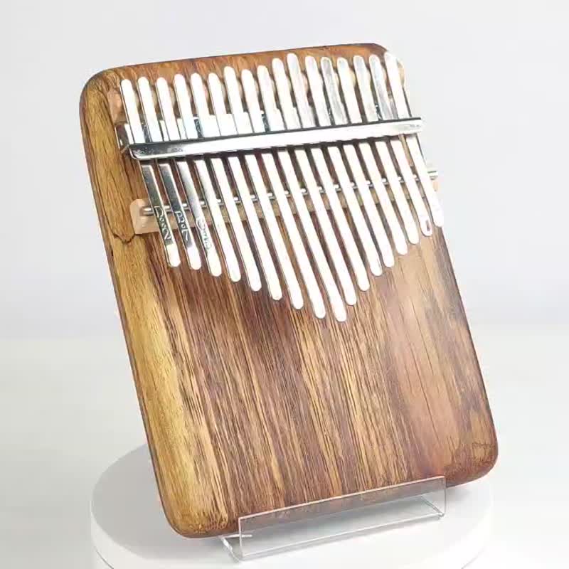 棕榈木拇指琴/17音拇指琴/KALIMBA - 吉他/乐器 - 木头 咖啡色