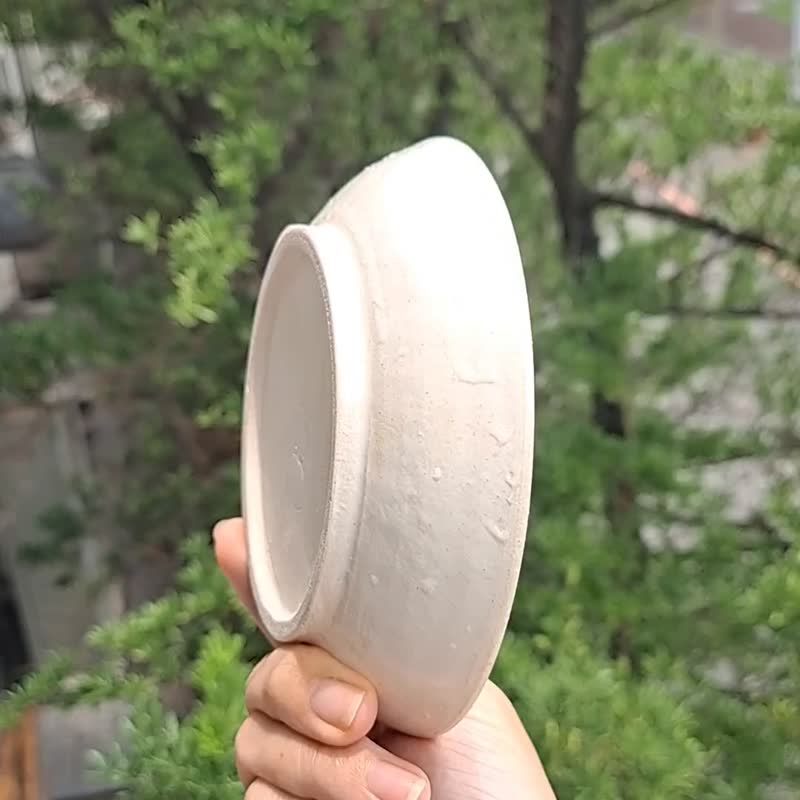 【陶瓷手捏】碗碟–彩绘浅托盘 - 托盘/砧板 - 陶 多色