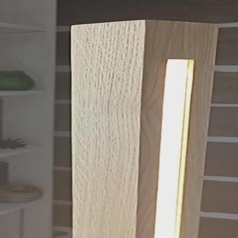 木质落地灯，现代立灯 落地式阅读灯 LED 落地灯 - 灯具/灯饰 - 木头 