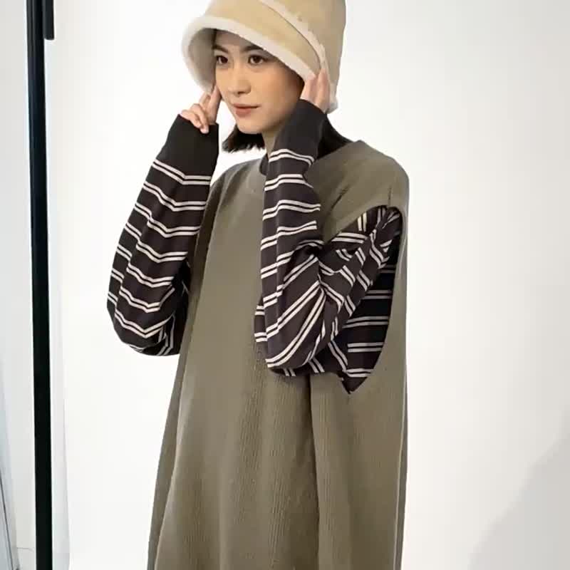 毛绒暖暖渔夫帽 羊羔绒帽 秋冬保暖帽 女生帽子 户外活动 百搭 - 帽子 - 其他材质 卡其色