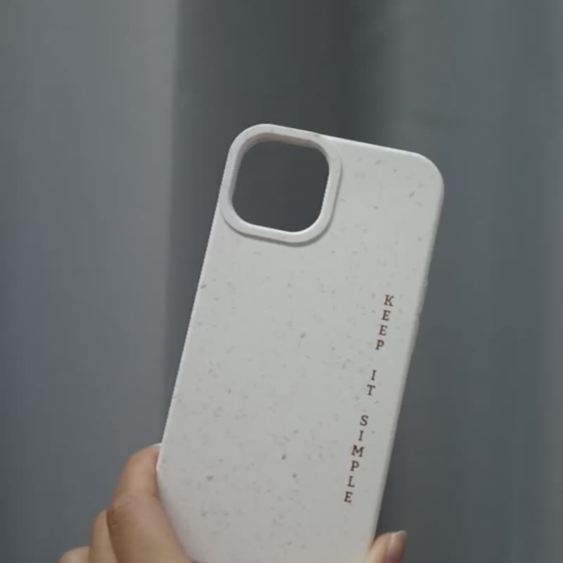 【独家设计款】Keep it simple | iPhone 手机壳 - 手机壳/手机套 - 环保材料 