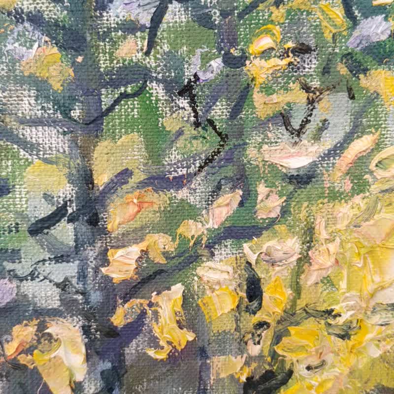 松树画自然夏季印象派艺术原创艺术品油画 - 插画/绘画/写字 - 其他材质 