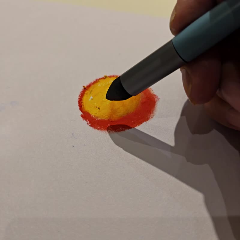 油画棒 油性粉彩 专用 揉擦笔 擦拭笔 软头海绵涂抹画笔 辅助工具 - 零件/散装材料/工具 - 海绵 黑色