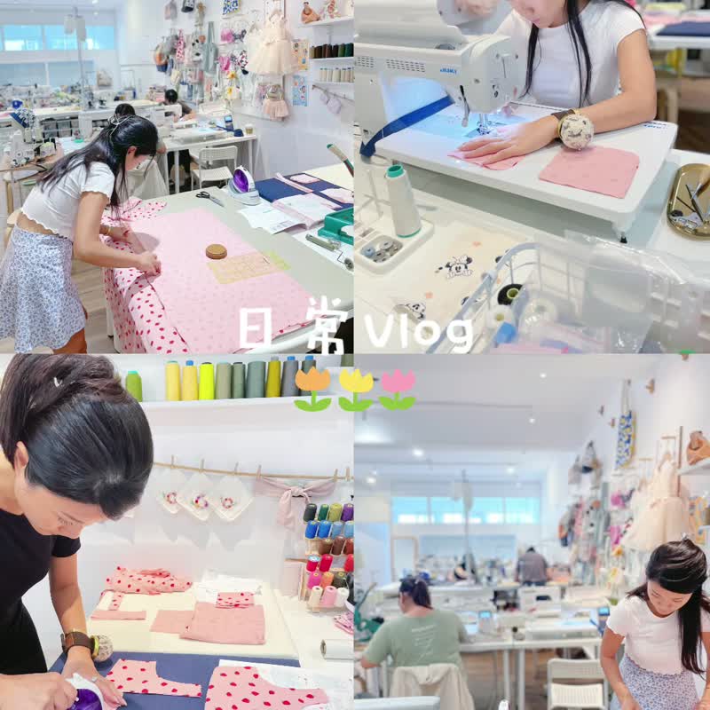 初学OK台北缝纫体验_女童有领洋装含教学设备材料无推销(现场选布 - 编织/羊毛毡/布艺 - 棉．麻 