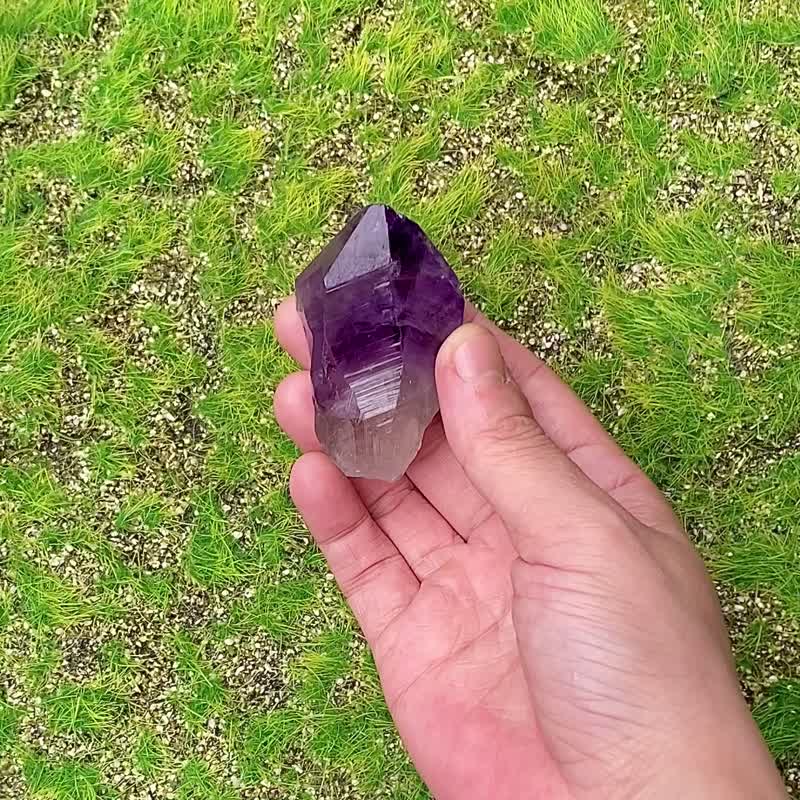 紫晶骨干权杖水晶 冥想 疗愈 避邪化煞 吸收负能量 快速出货 - 摆饰 - 水晶 紫色