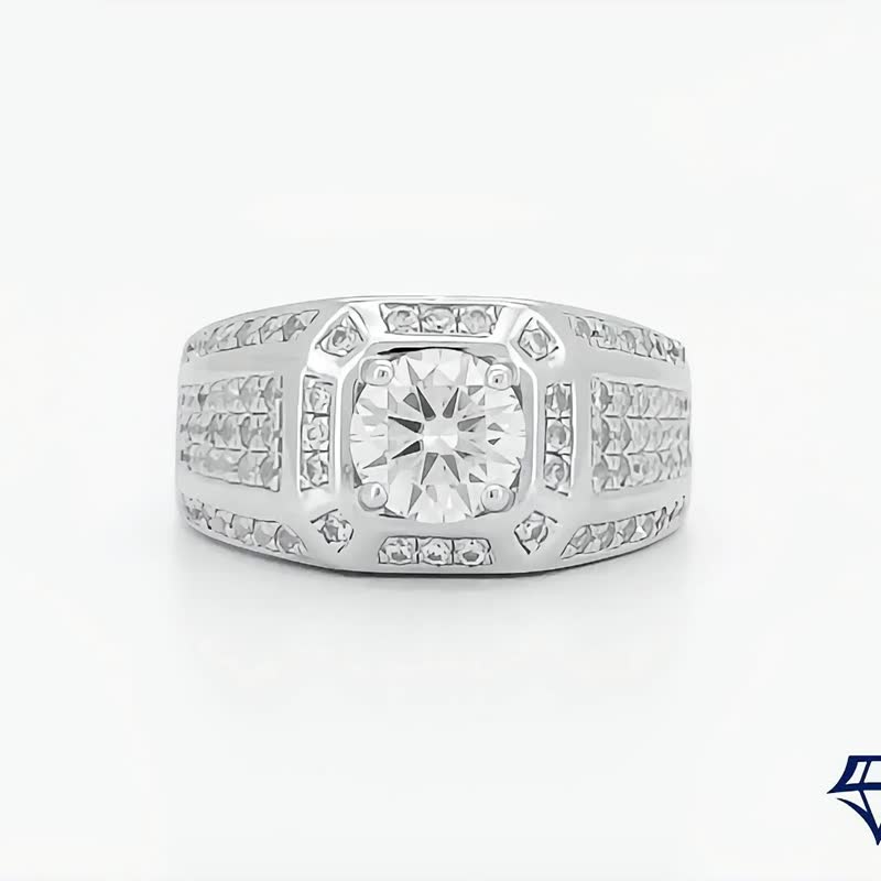 莫桑石 莫桑钻 1-3克拉璀璨钻戒 台北门市 定制化订制白金 - 戒指 - 其他材质 