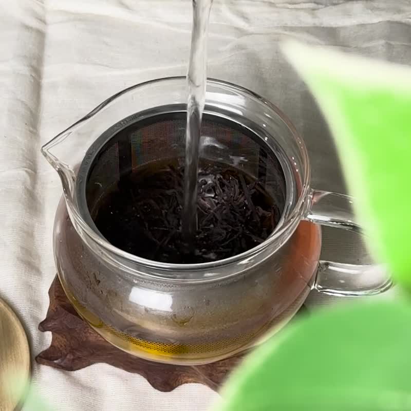 日本西海耐热玻璃茶壶375ml 猫咪图案 - 茶具/茶杯 - 玻璃 