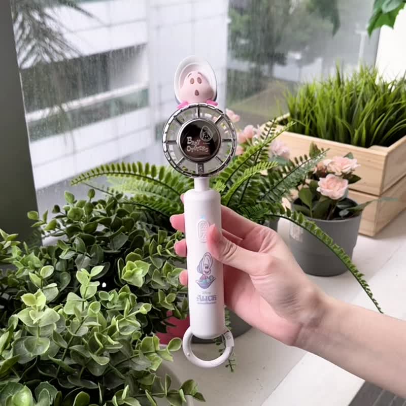 (现货供应)-迪士尼小牡蛎手持制冷风扇(BSMI/wh可上飞机) - 电扇 - 其他材质 粉红色
