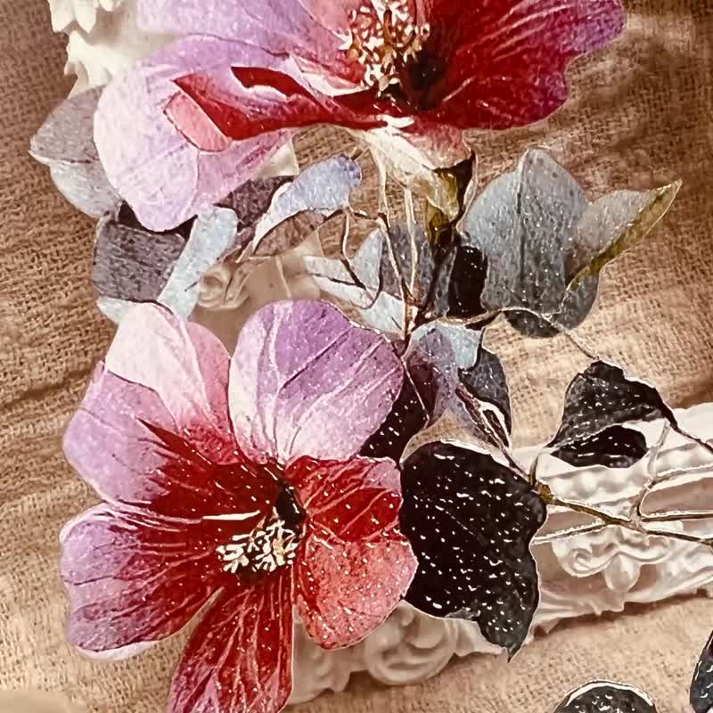 凌霄花 - 纸胶带 - 塑料 多色