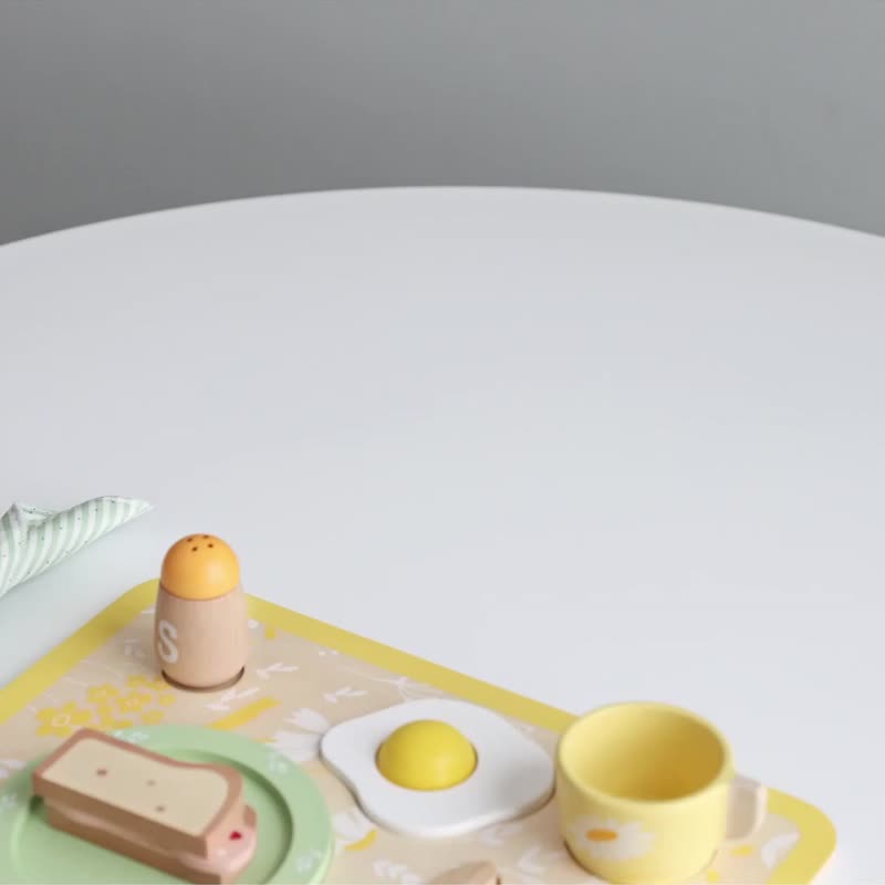 【德国ClassicWorld】悠闲早餐组【下午茶扮家家酒 适合18个月+】 - 玩具/玩偶 - 木头 多色