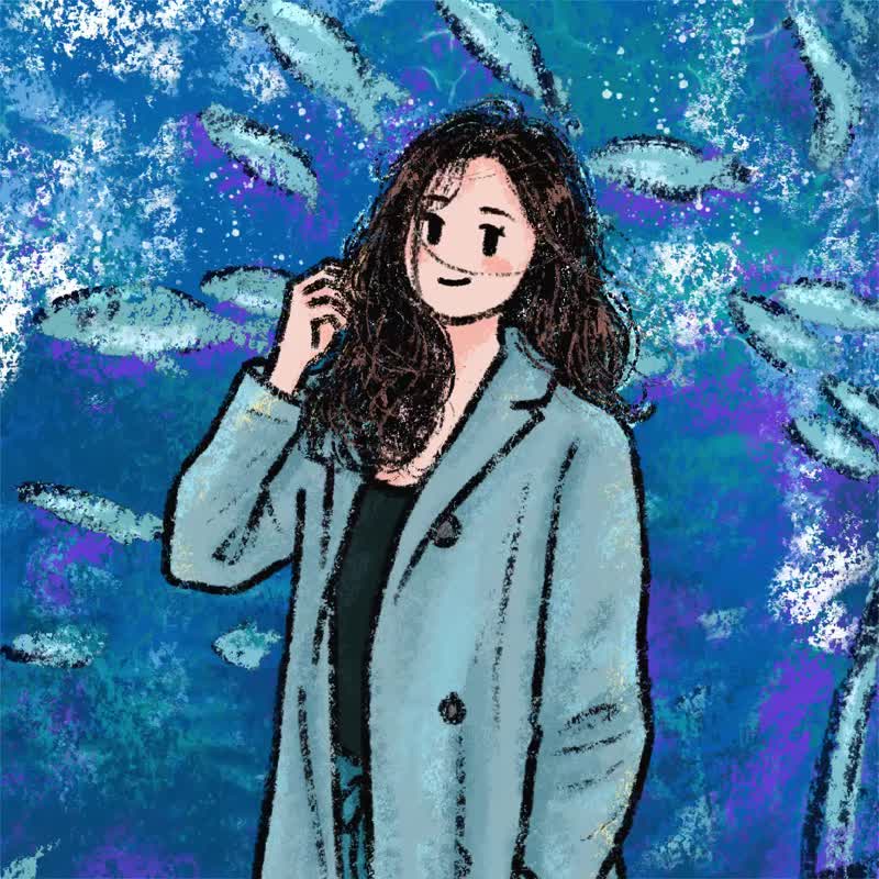 【定制化】似颜绘 蜡笔风 宠物/人像画 全家福 情侣画 礼物 电子 - 电子手绘真人画像/绘画/插画 - 其他材质 