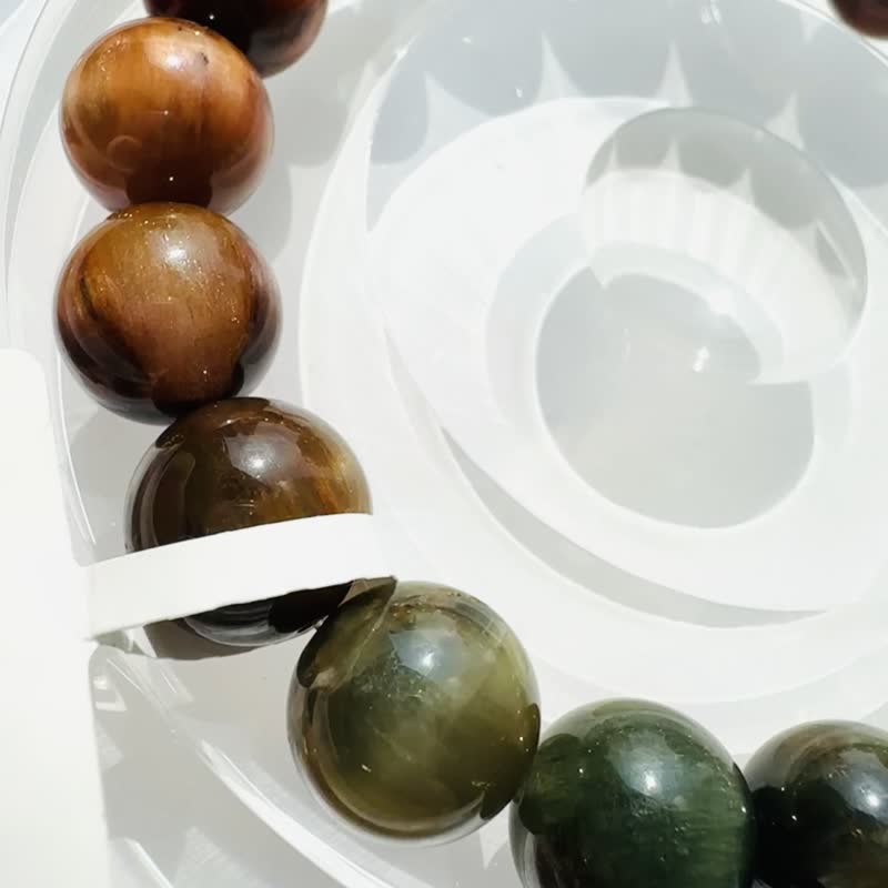 小资优选秋冬兔毛水晶 11.5-11.9mm39.77g 正向积极防负面带灰兔毛 - 手链/手环 - 水晶 多色