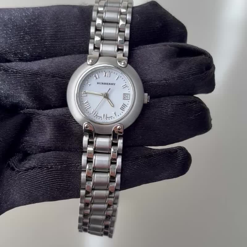 Burberry中古表/复古时钟/时钟/老表/vintage watch/女表 - 女表 - 其他金属 银色