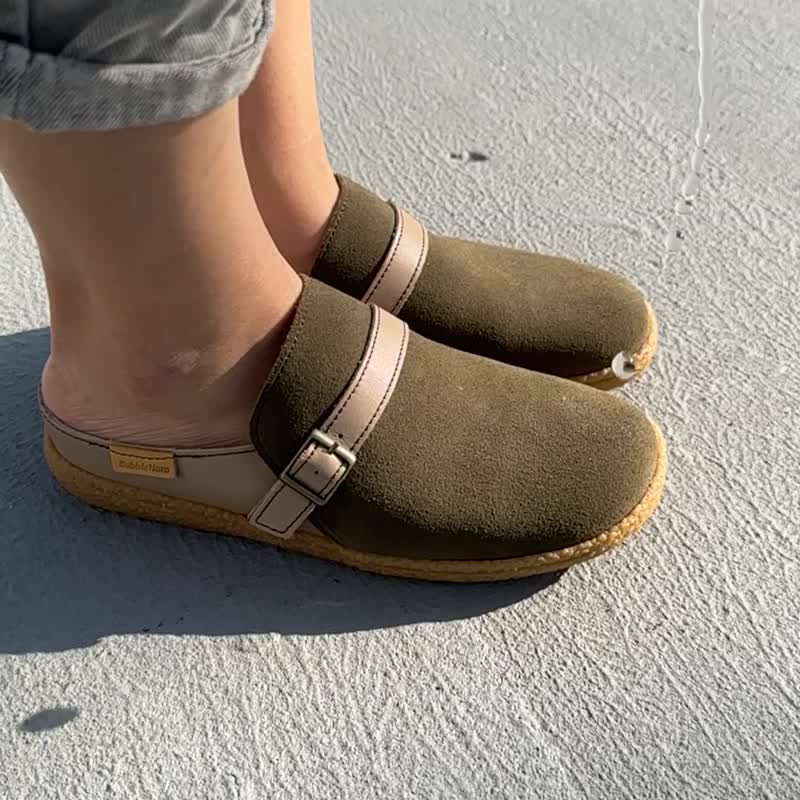 3M防泼水 和菓子穆勒鞋-抹茶蕨饼防水 - 雨鞋/雨靴 - 防水材质 绿色