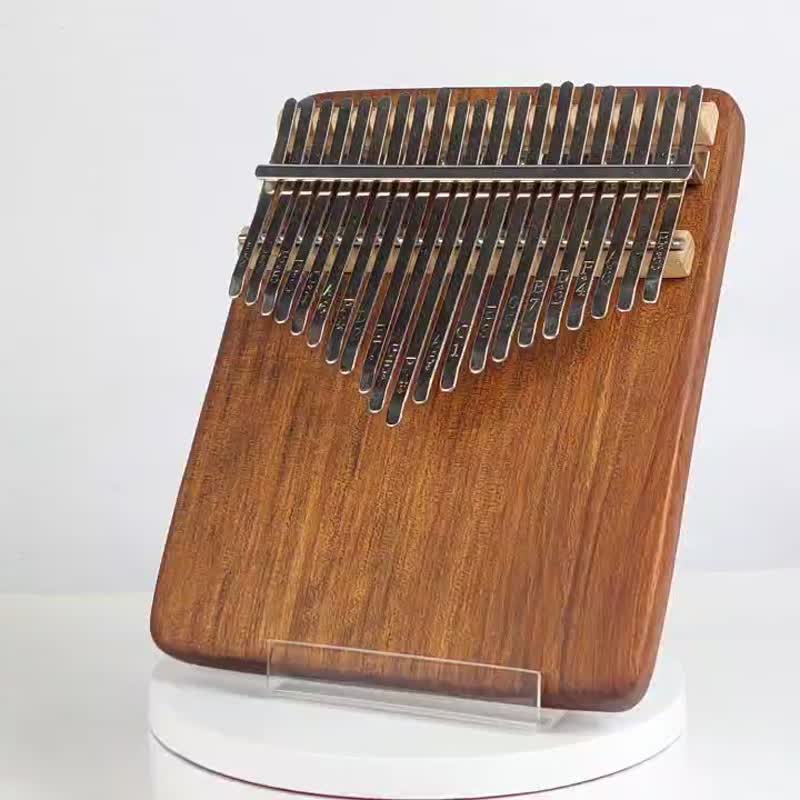 西非香脂木(闪花)拇指琴/21音拇指琴/KALIMBA - 吉他/乐器 - 木头 咖啡色