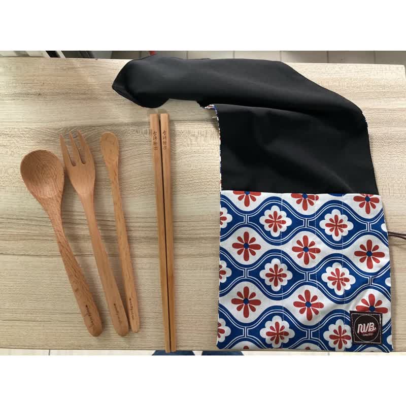 老窗花捆绑式餐具套 - 其他 - 棉．麻 蓝色