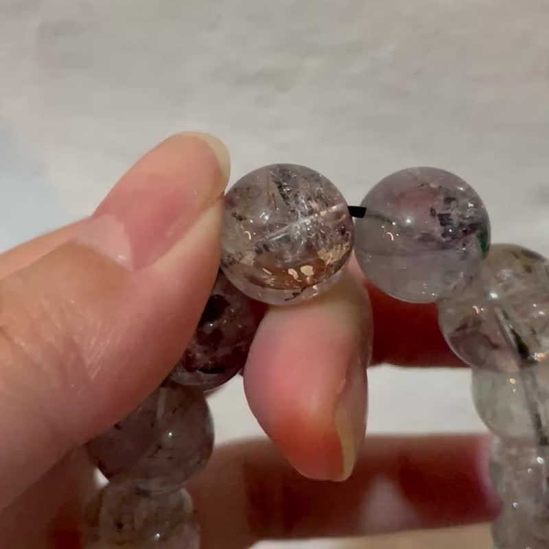 净化灵性 超高能量放大器 大咪数【爆闪闪灵钻】稀缺品 /一物一拍 - 手链/手环 - 水晶 透明