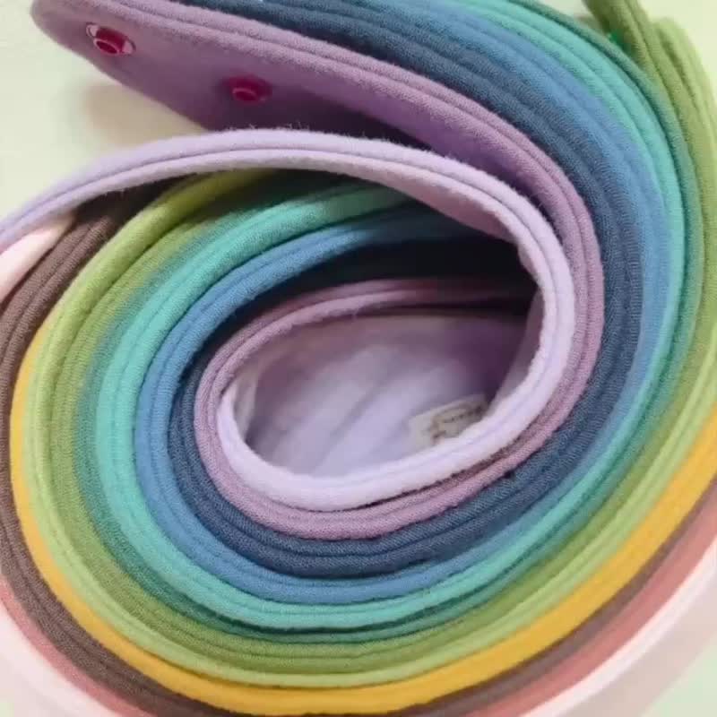 【皱皱纱围兜】可绣名 I 大花兜 I 领巾 I 宝宝围兜 I 手作围兜 - 围嘴/口水巾 - 棉．麻 