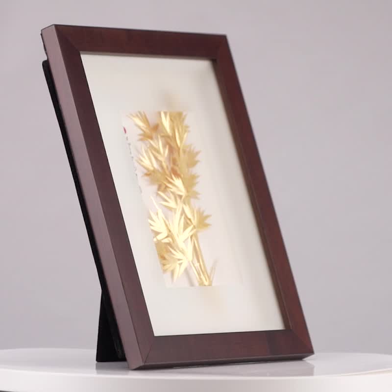 节节高升│同事升迁、长官升职、开市开业礼物│毕业礼物 - 画框/相框 - 24k 金 金色