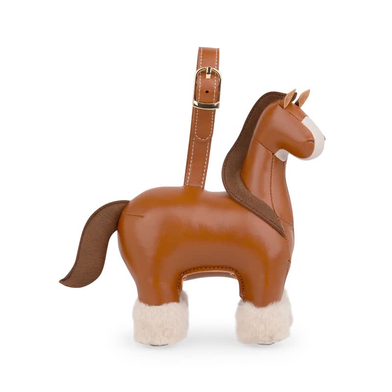 【马年 吊饰】马 Horse Shire 挂饰 | 生日礼 好运加马 静奢配件 - 钥匙链/钥匙包 - 人造皮革 