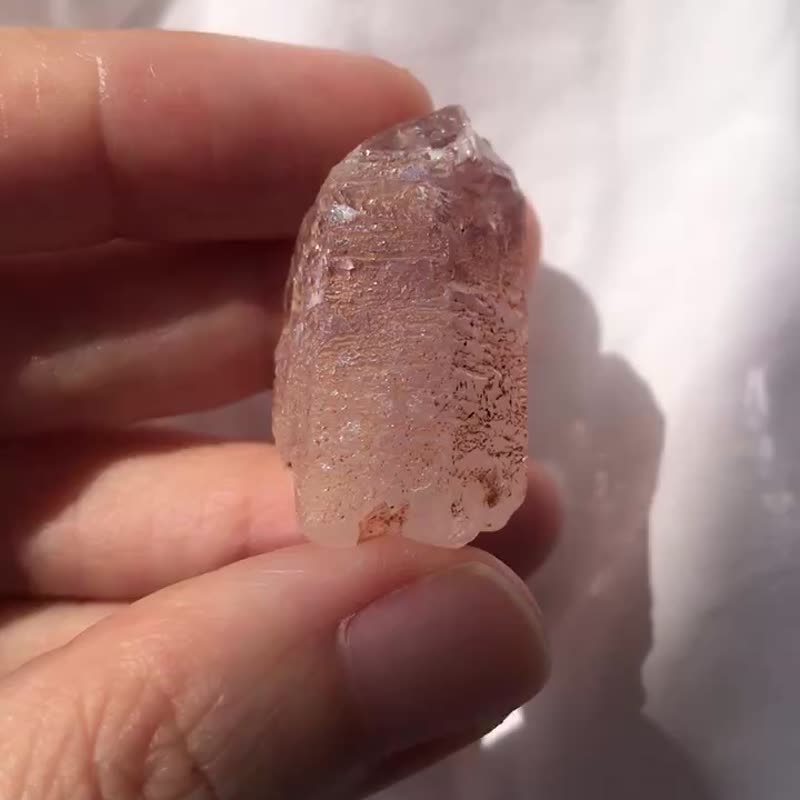 咒符 印记 薰衣草紫 闪亮 骸骨骨干水晶 红泥骨干 红泥水晶 - 摆饰 - 水晶 红色