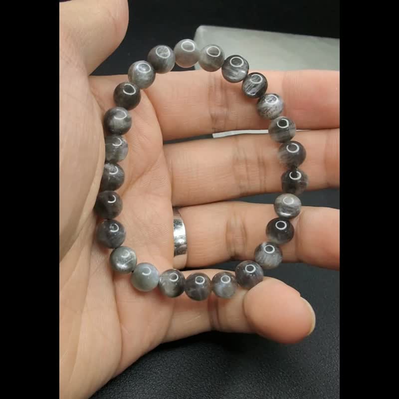 【订制品】星辉骨干 太阳石7-12mm Sun Stone 手串 手链 天然水晶 - 手链/手环 - 水晶 