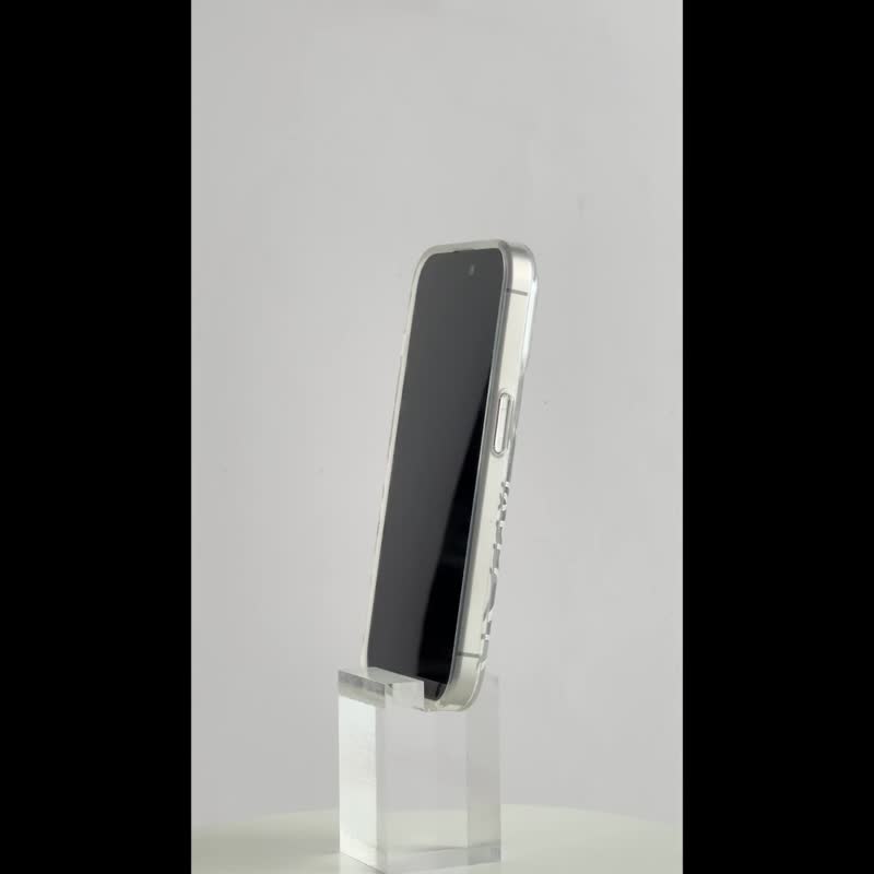 【kate spade】iPhone 15系列MagSafe 手机壳 银丝炫彩 - 手机壳/手机套 - 塑料 白色