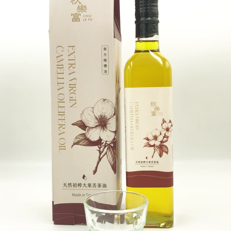 秋乐富油品 天然初榨大果苦茶油 500ml - 健康/养生 - 玻璃 