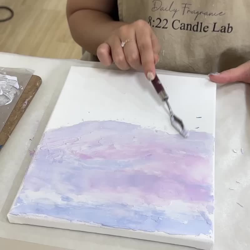 08:22 Candle Lab  KPCA香氛石膏板画体验课程 手作 绘图 文化币 - 蜡烛/香氛 - 其他材质 