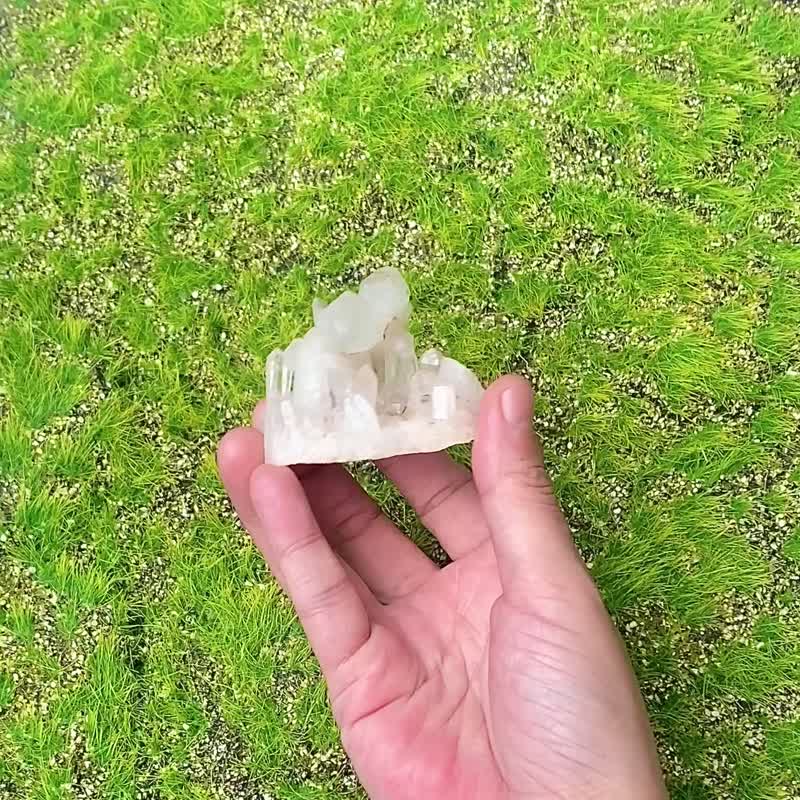 能量水晶-天然原矿能量白水晶簇 开运 消磁手链 快速出货 - 摆饰 - 水晶 白色