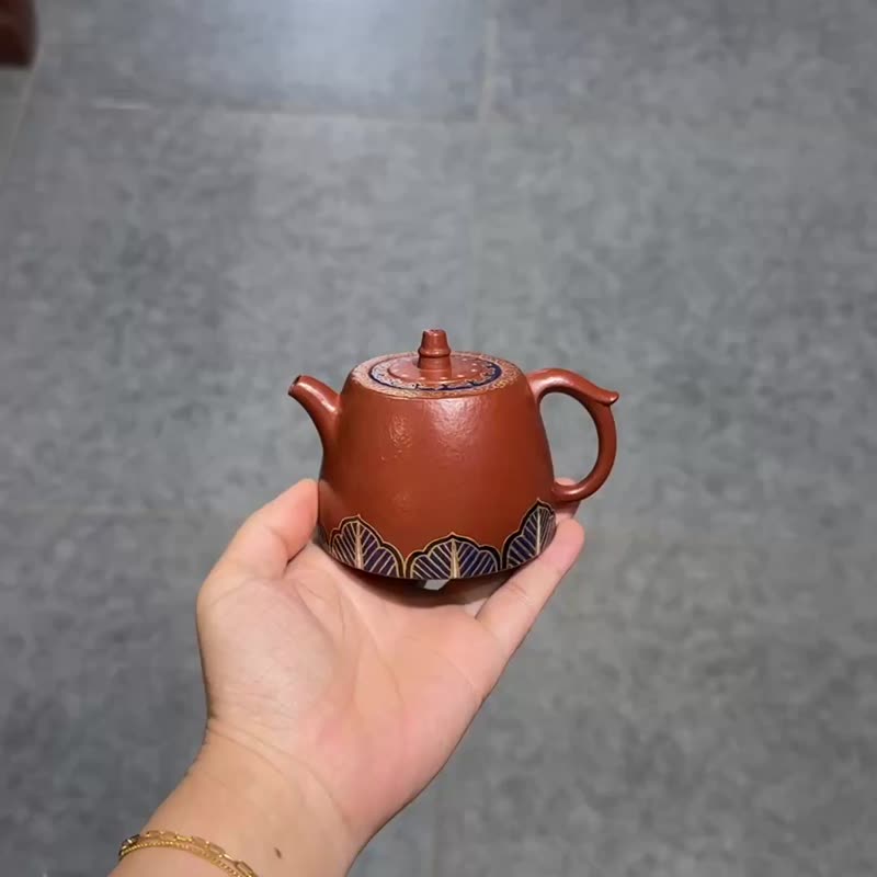 井栏 全手工大拍陶手雷罡作品师承范伟群容量150cc家藏朱泥 - 茶具/茶杯 - 陶 